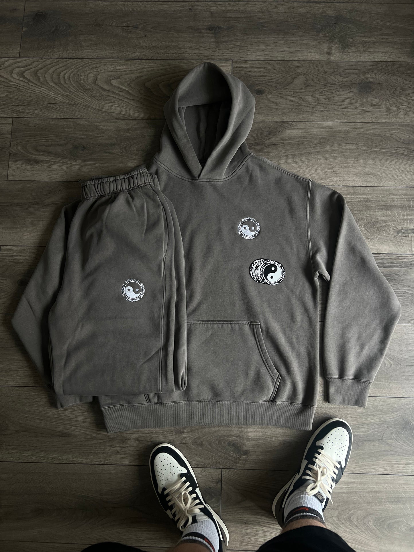 Yin Yang - Relaxed Faded Hoodie