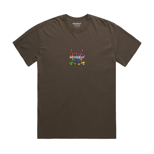 Atoms - Premium T-Shirt in Faded Brown