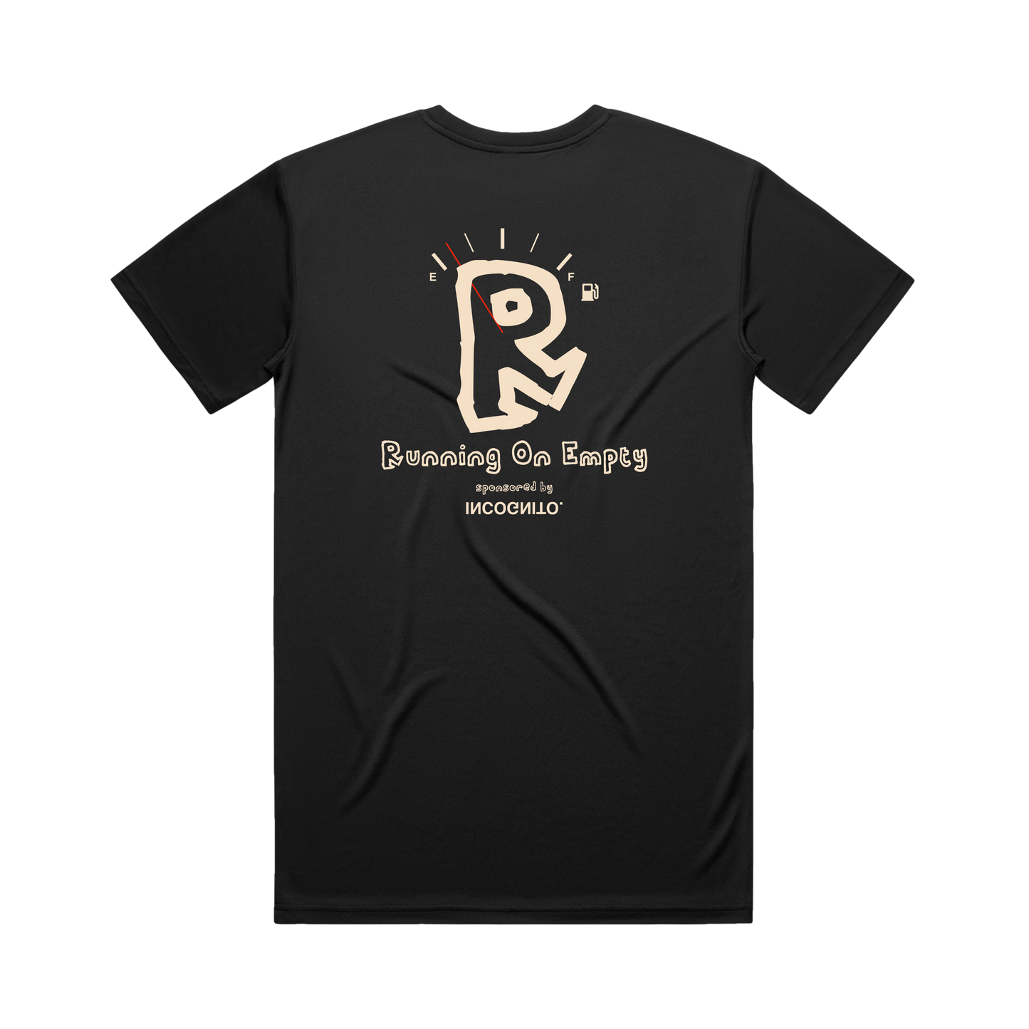 Black Running On Empty Performance T-Shirt