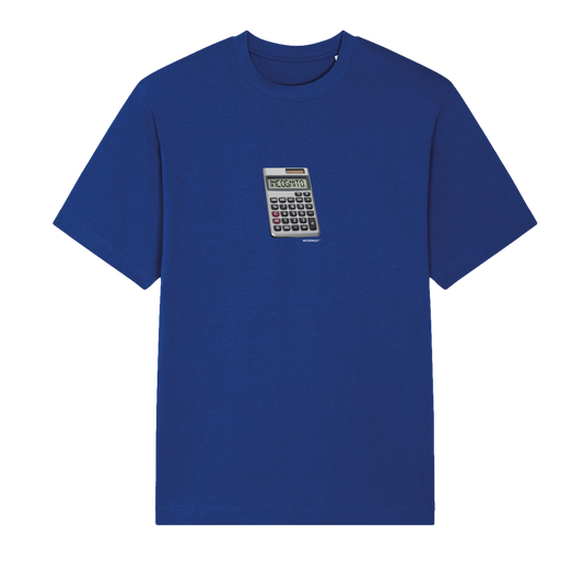 Worker Blue Calculator Premium T-Shirt