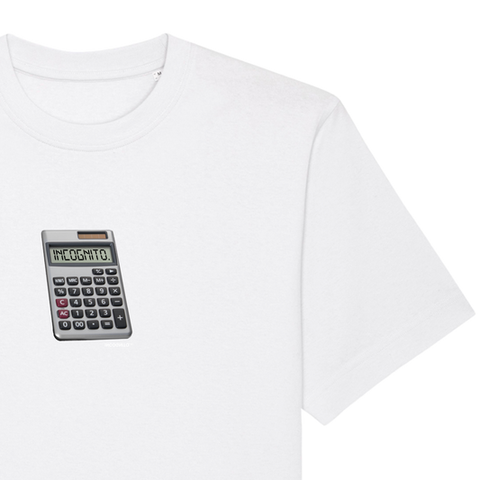 White Calculator Premium T-Shirt