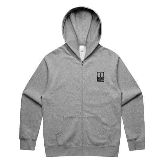 Double Logo - Relaxed Zip Hoodie