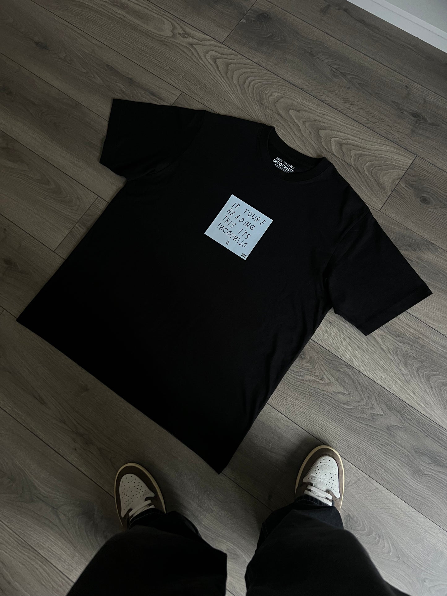 If You're Reading This Its Incognito - Premium T-Shirt in Black