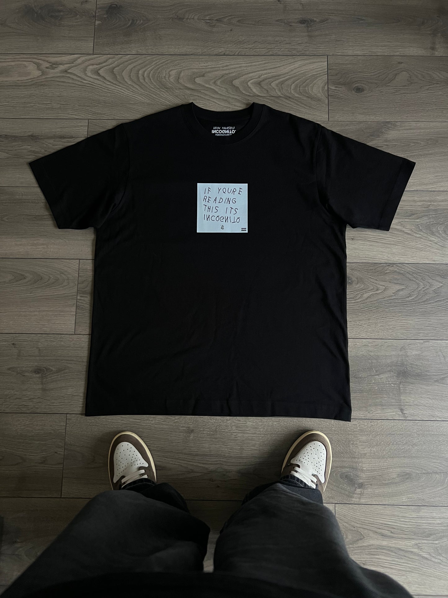 If You're Reading This Its Incognito - Premium T-Shirt in Black