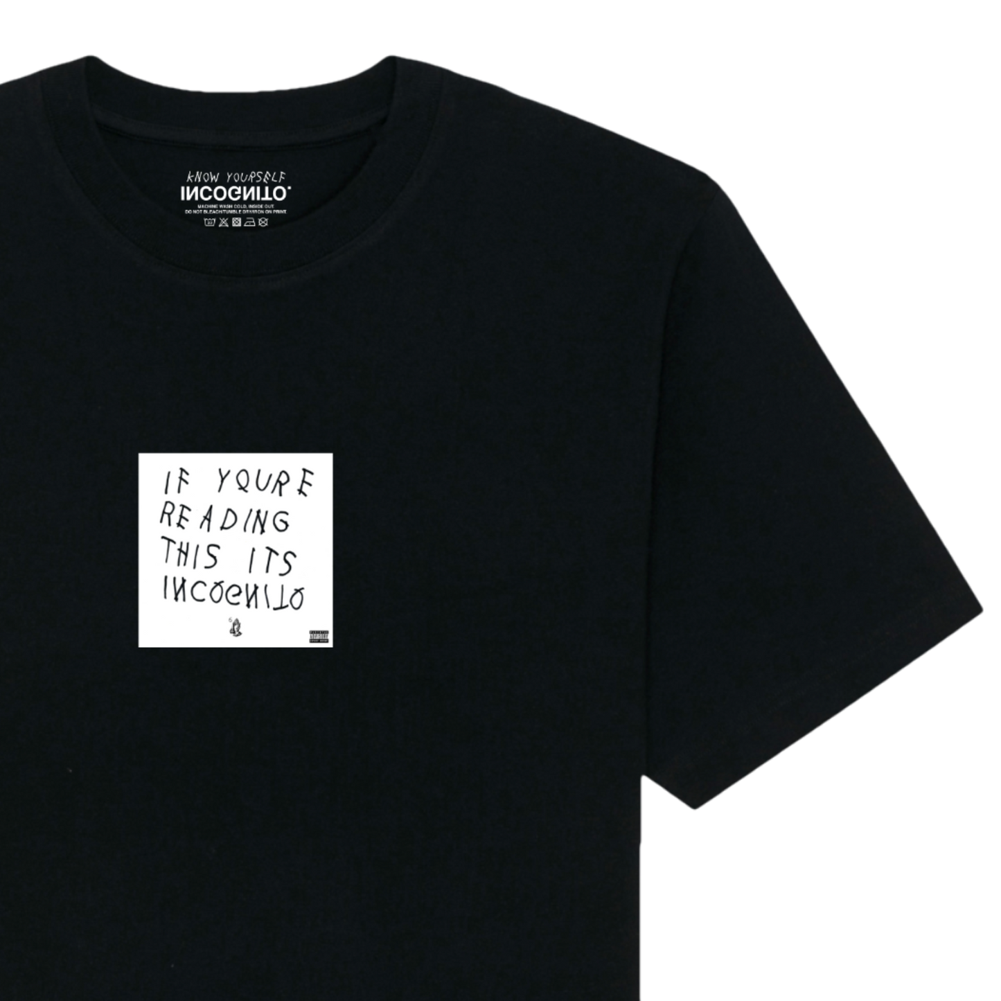 If You're Reading This Its Incognito - Premium T-Shirt in Black