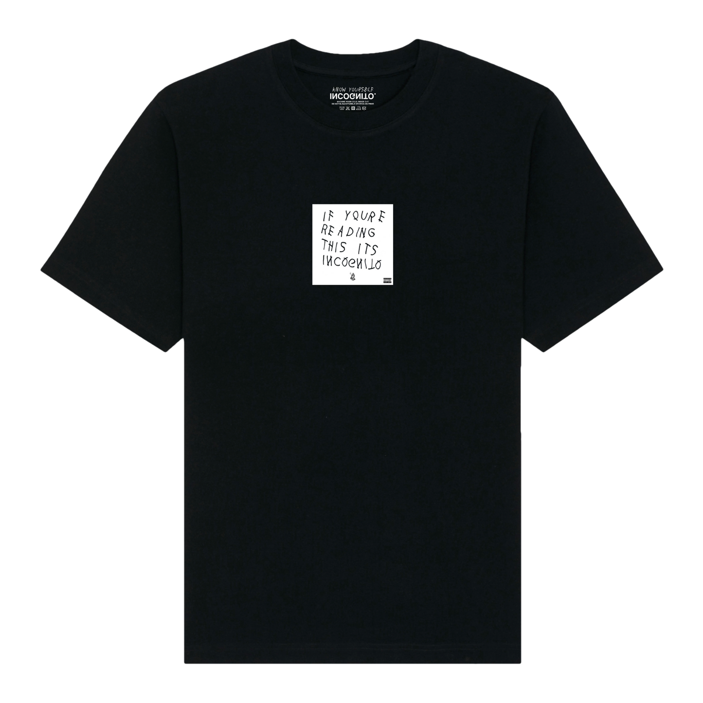 If You're Reading This Its Incognito - Premium T-Shirt in Black