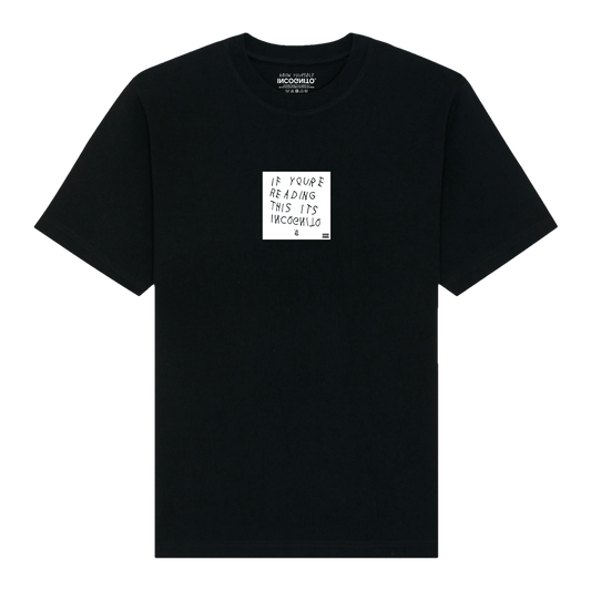 If You're Reading This Its Incognito - Premium T-Shirt in Black