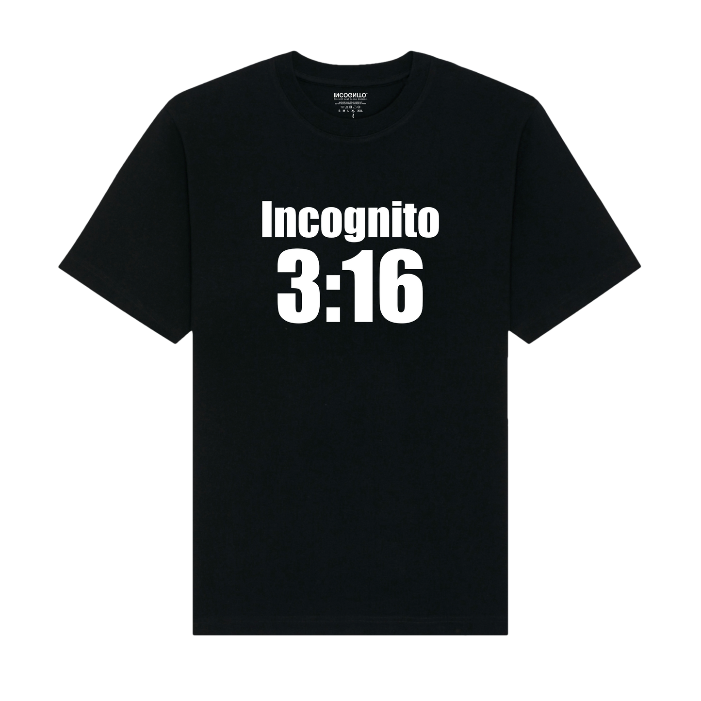 Incognito 3:16 - Premium T-Shirt in Black