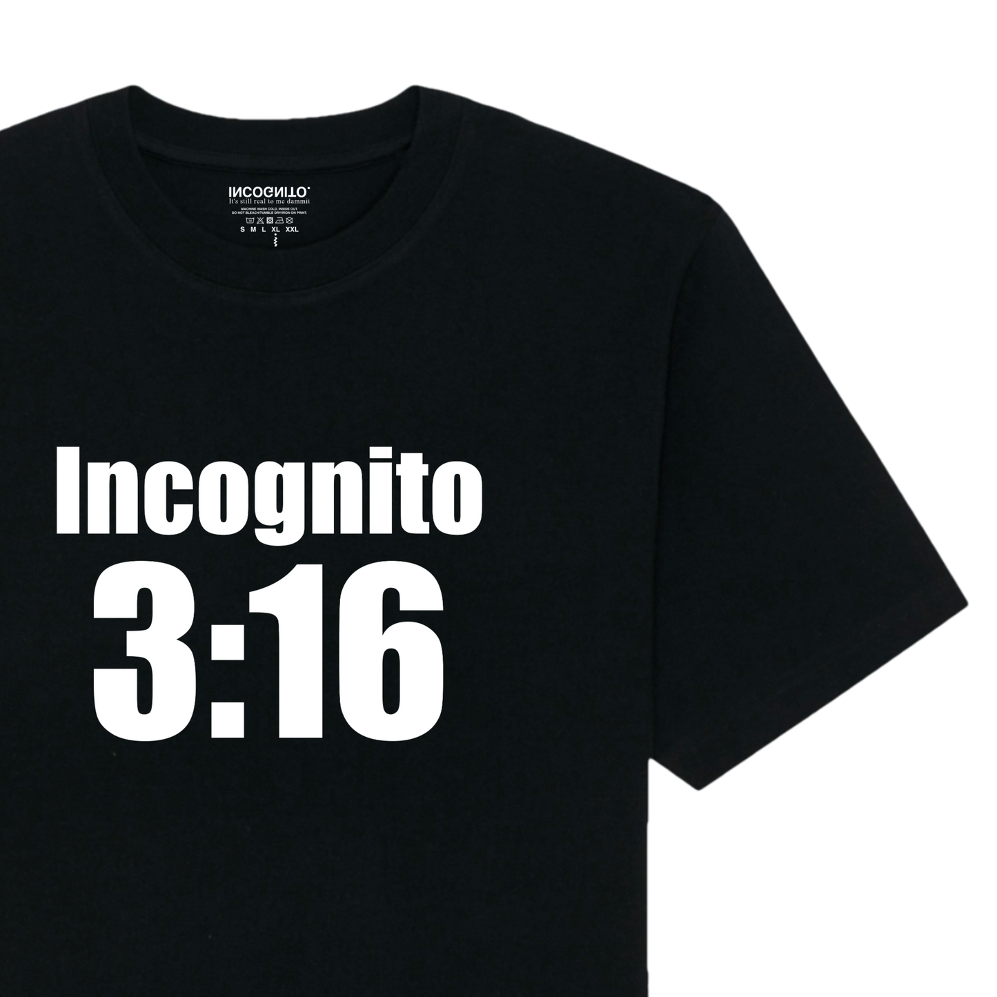 Incognito 3:16 - Premium T-Shirt in Black