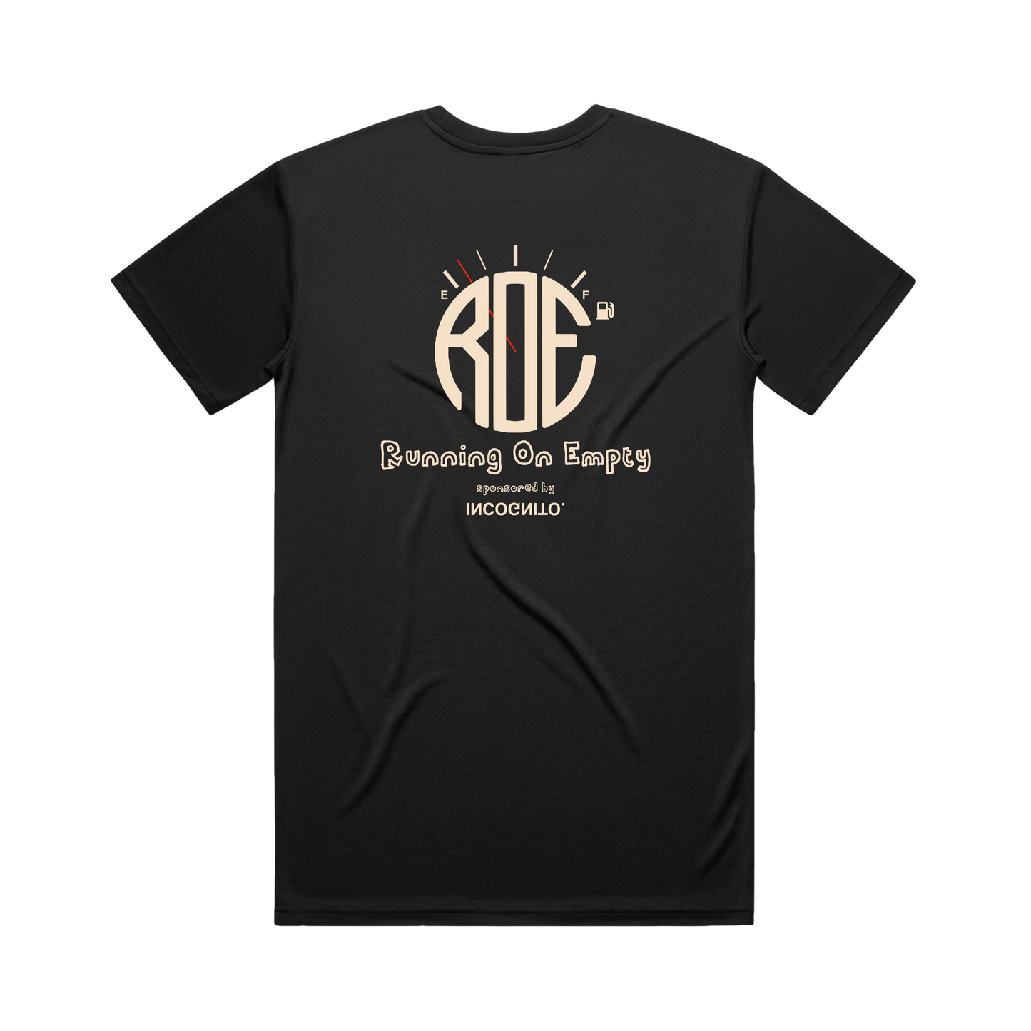 Black Running On Empty Performance T-Shirt