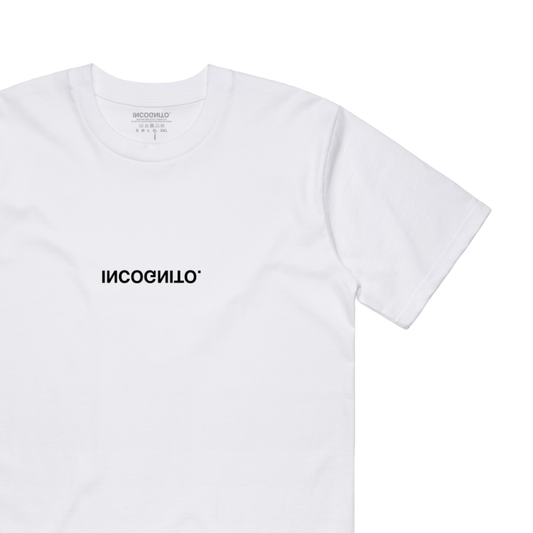 White Simple Incognito T-Shirt
